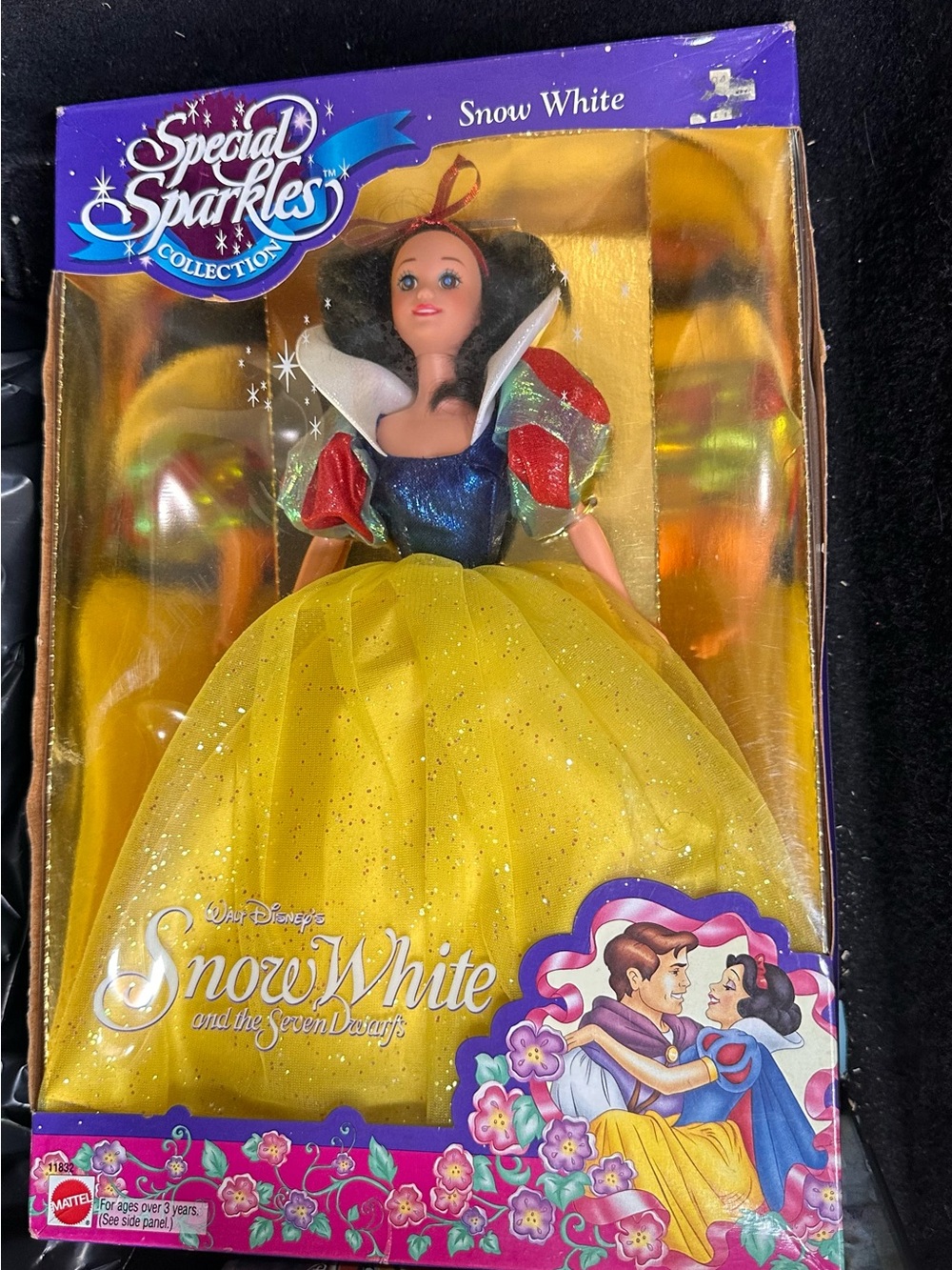 Vintage Special Sparkles Snow White Doll - Yellow Glitter Dress